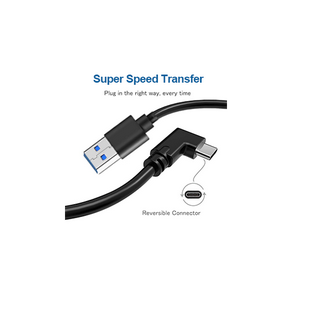 Kabel USB 3.2 do USB C kąt...