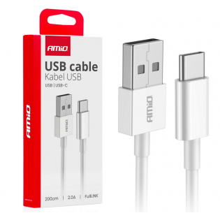 Kabel do ładowania USB-A - USB-C 2A 2m