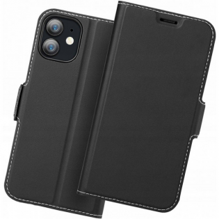 Etui z Klapką do iPhone 12 Pro Skóra Ekologiczna