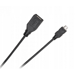 Kabel USB żeński- Micro USB 20cm