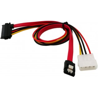 Kabel Zasilający Combo SATA 7- pin Dane plus 15- pin Zasilanie.