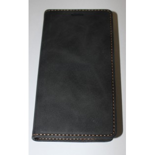 Etui do iPhone 12 Mini Wallet Skóra Ekologiczna Czarne