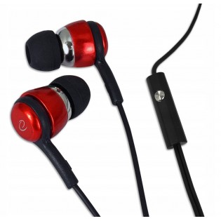 Douszne słuchawki stereo z mikrofonem z wtykiem mini jack 3,5mm