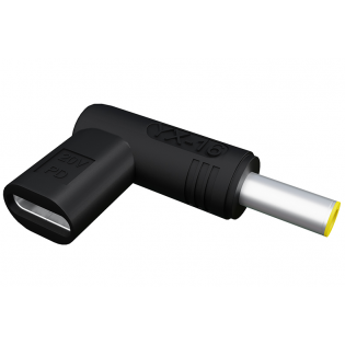 Adapter USB-C gniazdo - wtyk DC3,0/5,5